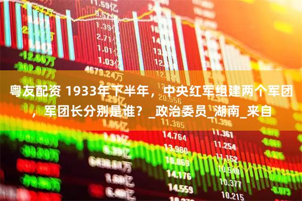 粤友配资 1933年下半年，中央红军组建两个军团，军团长分别是谁？_政治委员_湖南_来自